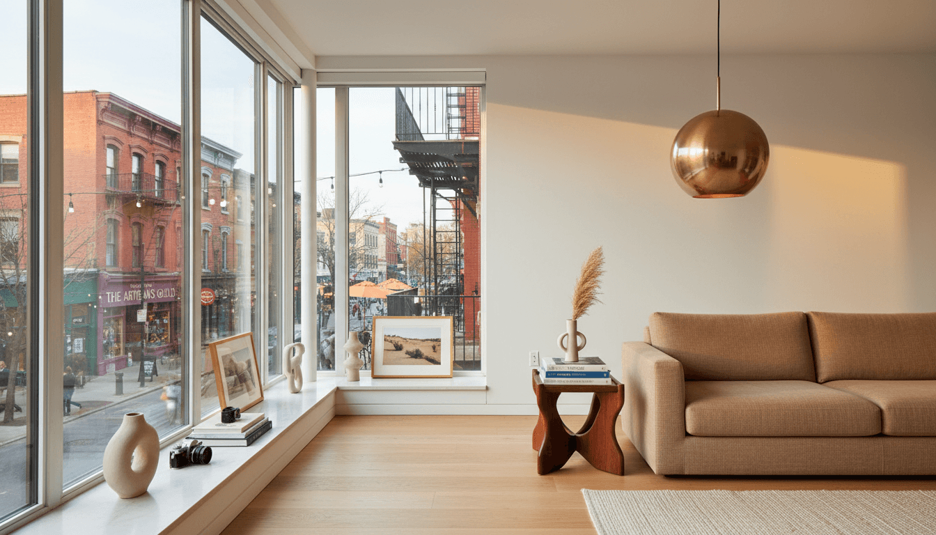 Modern urban development space with clean architecture and natural daylight