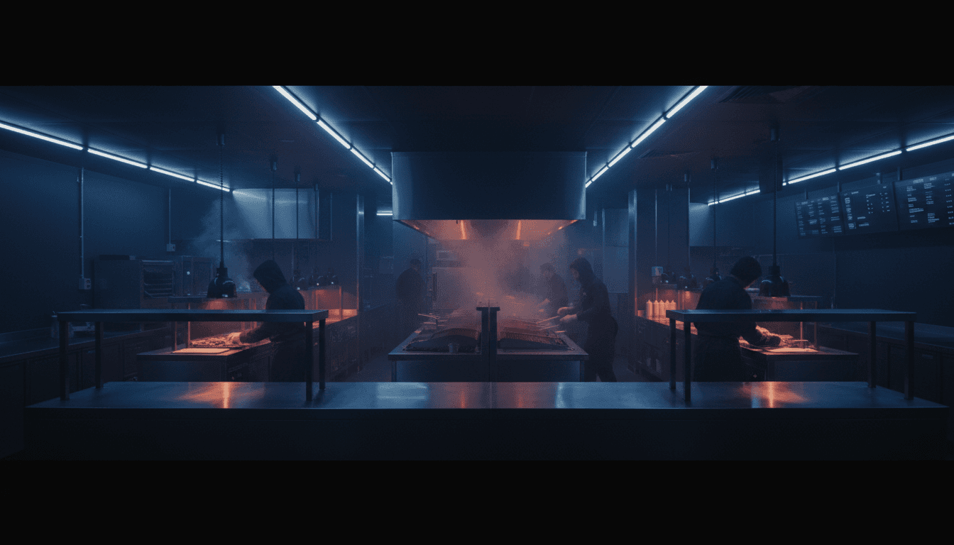 Modern commercial hospitality space with clean lines and professional design